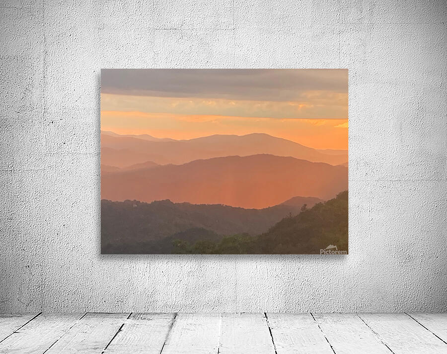 Mountains Ablaze Wall Preview