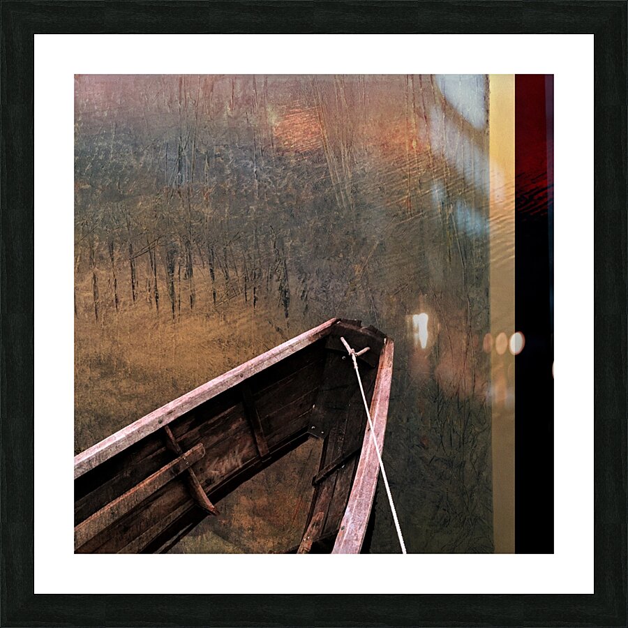 Mike’s Dory-Winter Pond Picture Frame Printing