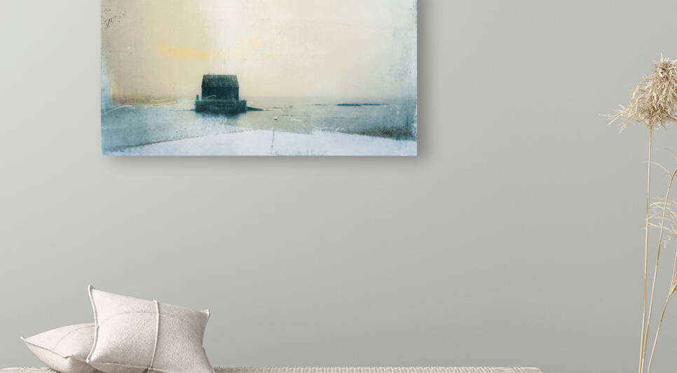 Blue Rocks-Storm Warning by Susan Fey