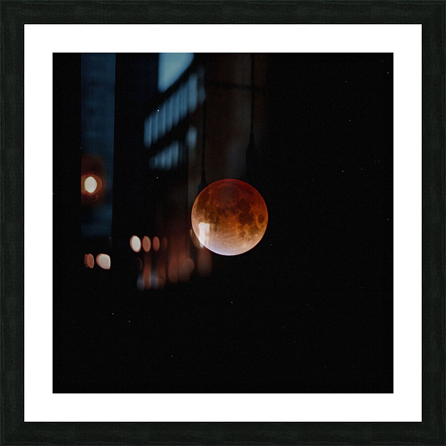 Total Lunar Eclipse March 3rd 2026 Picture Frame print