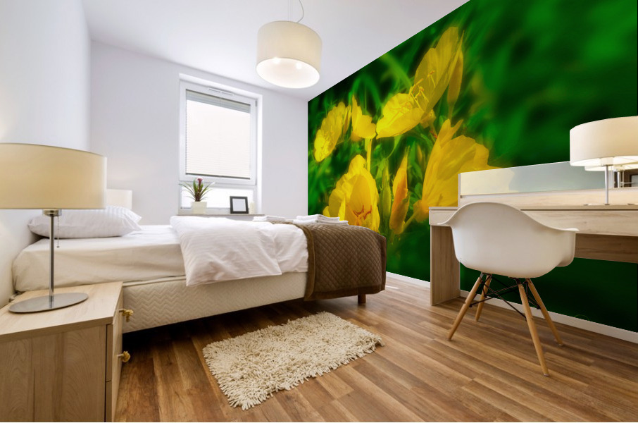 YELLOW FLOWERS  Mural print