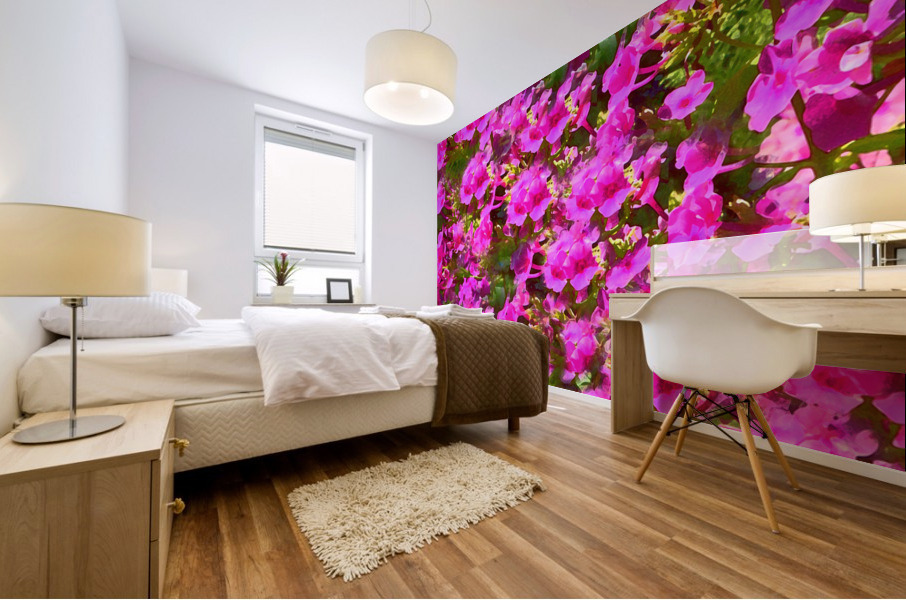 Delphinium Madness Mural print