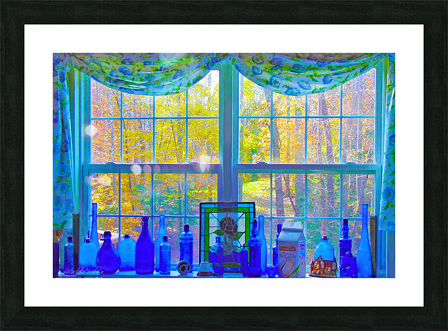 Kitchen Window  Picture Frame print