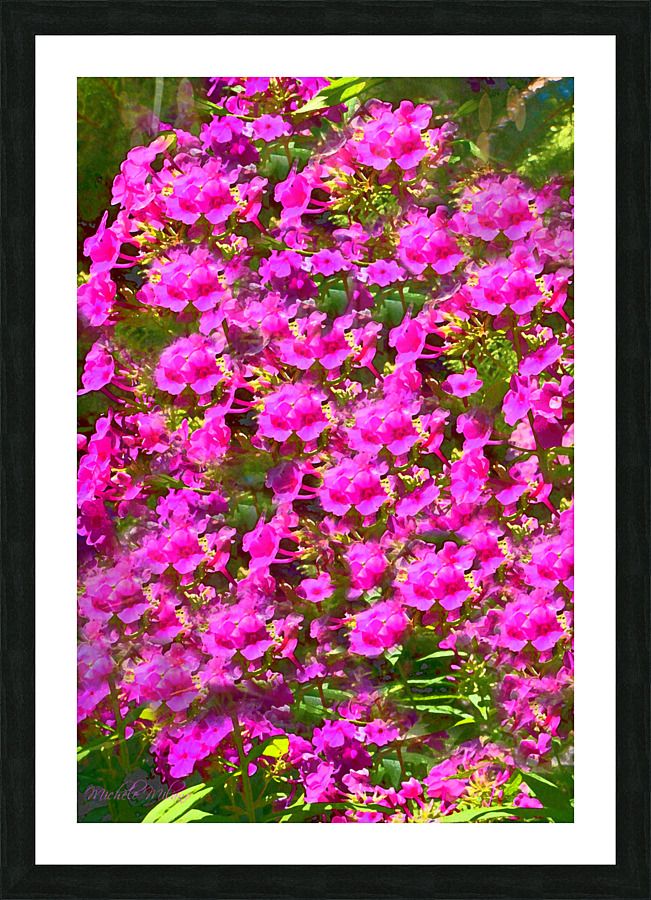 Delphinium Madness Picture Frame print