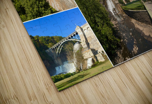 Croton Dam Collage Michele Milano Arts puzzle