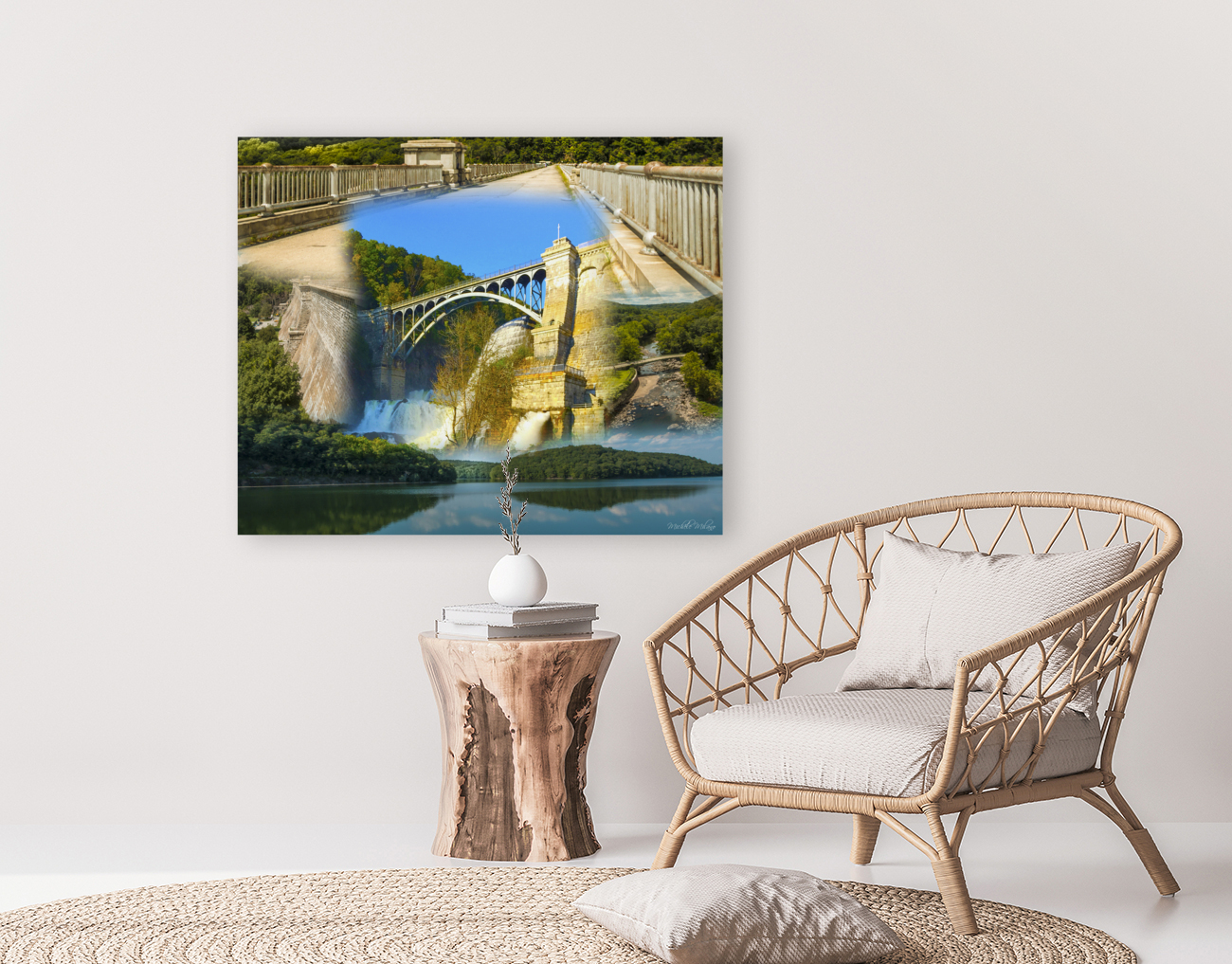 CROTON DAM COLLAGE Reproduction