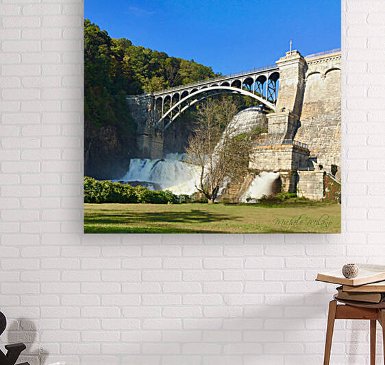 The New Croton Dam on a Perfect Day  by Michele Milano Arts