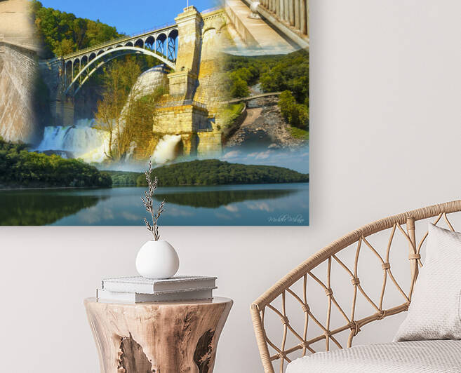 CROTON DAM COLLAGE Reproduction