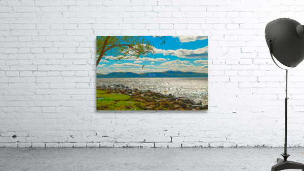 Windswept Hudson River Scene Wall Preview