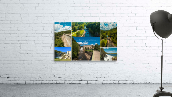 Croton Dam Collage Wall Preview