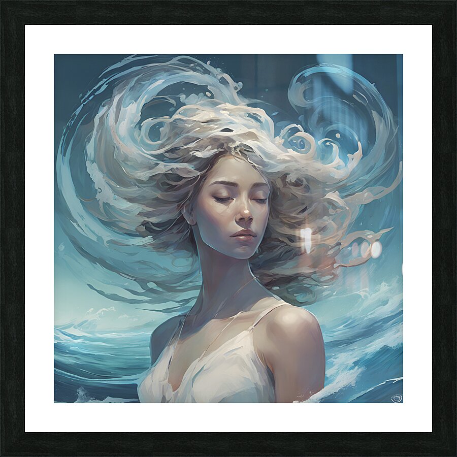 Design a concept that encapsulates the emotiona Picture Frame print