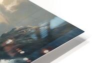 Create a visual representation that intertwines HD Metal print