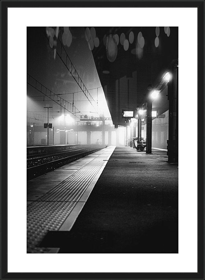 Quai brumeux Picture Frame Printing