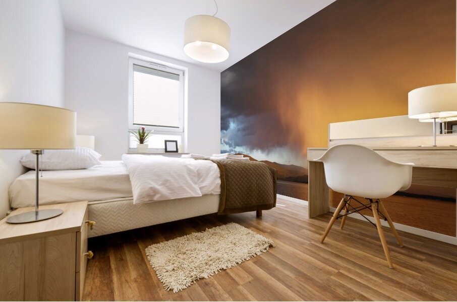 Sunset Storm Mural print