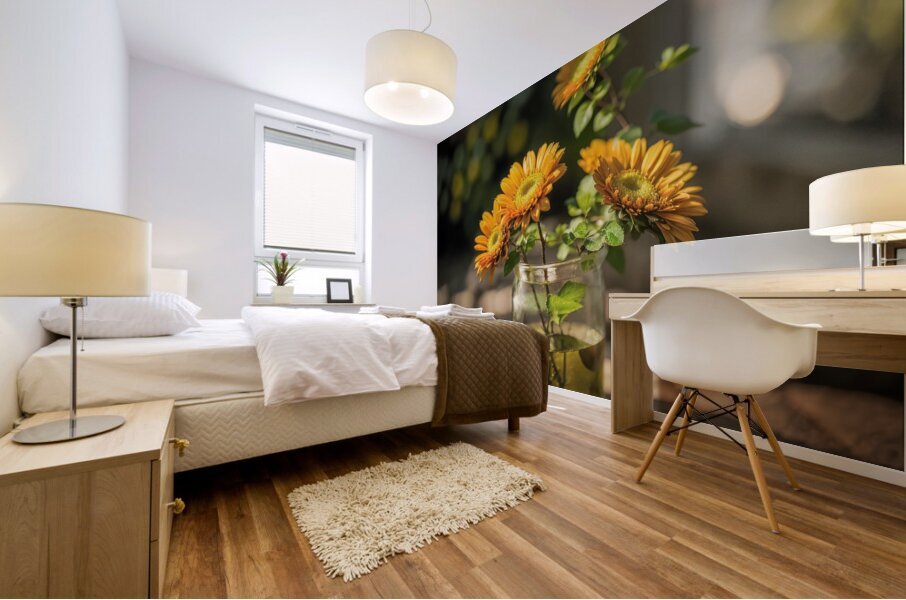 Rustic Blooms V Mural print