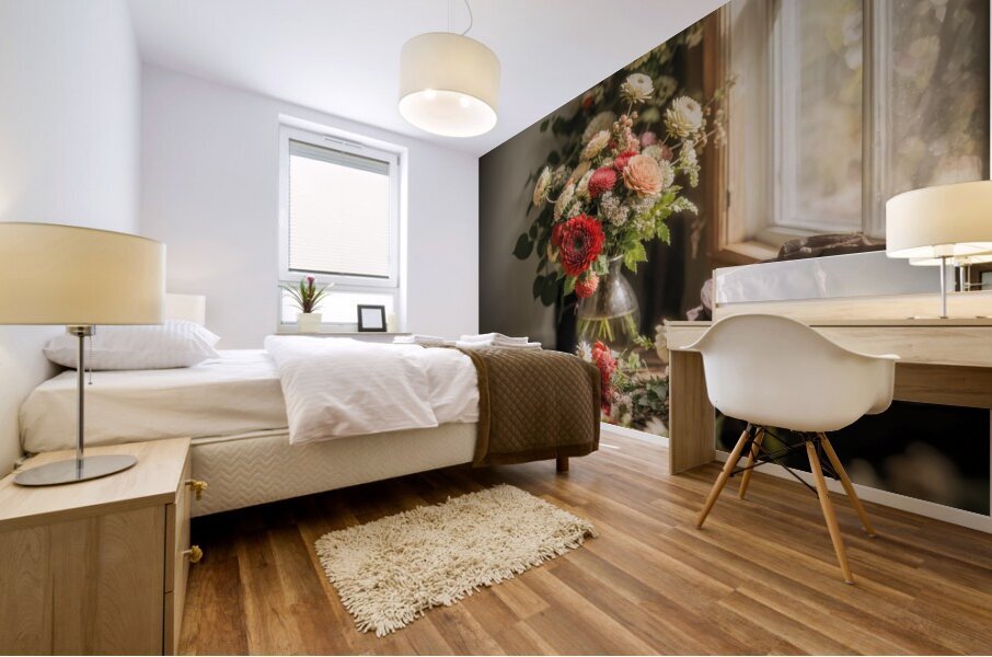 Rustic Blooms III Mural print