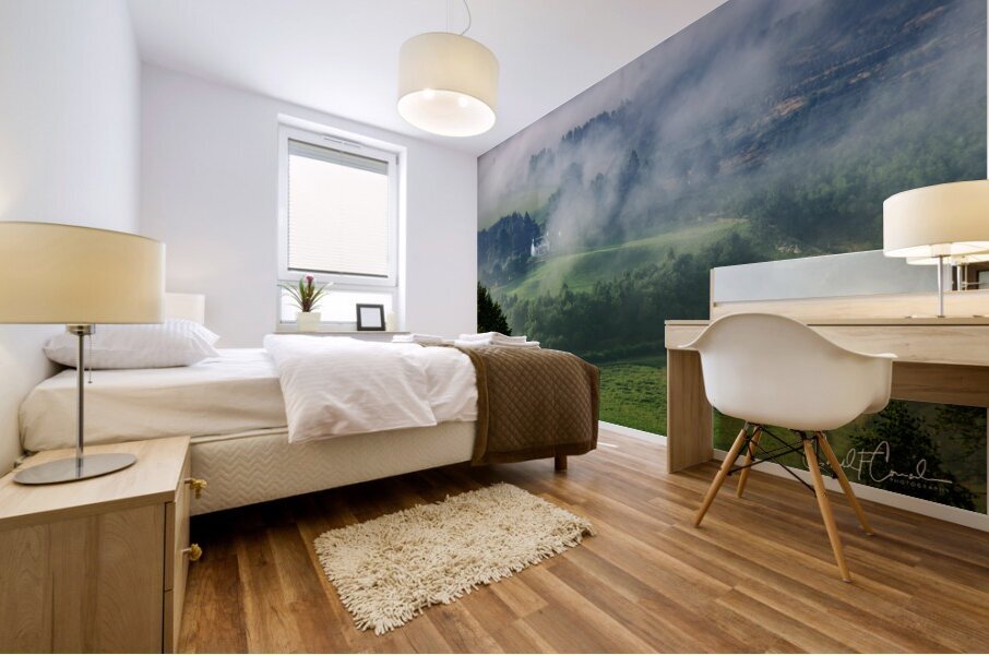 Misty Mural print