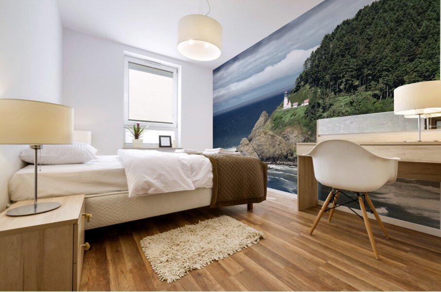 Cliffs and Hills Mural print