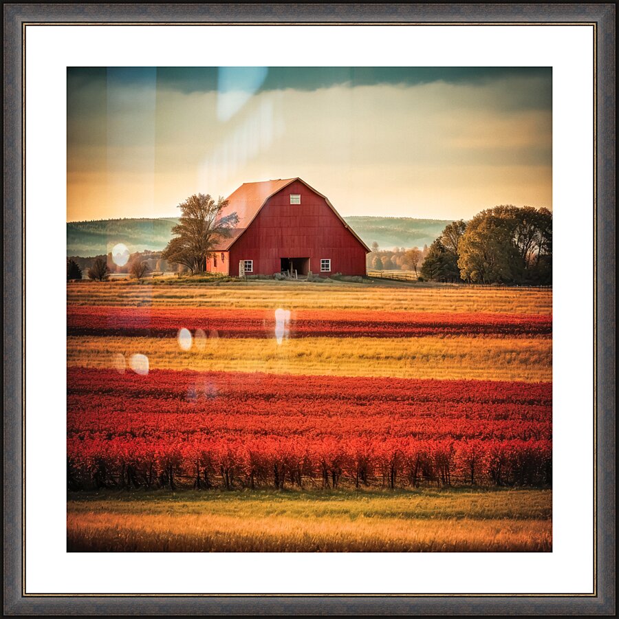 Rural Harmony Picture Frame print