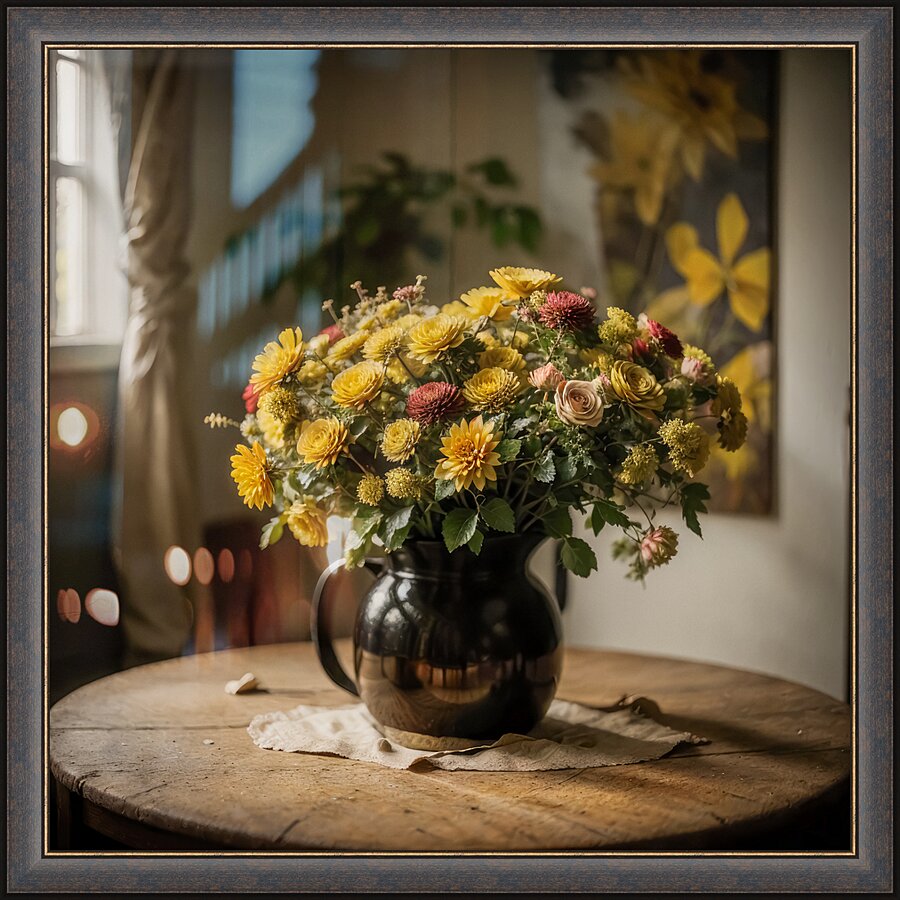 Rustic Blooms II Picture Frame print