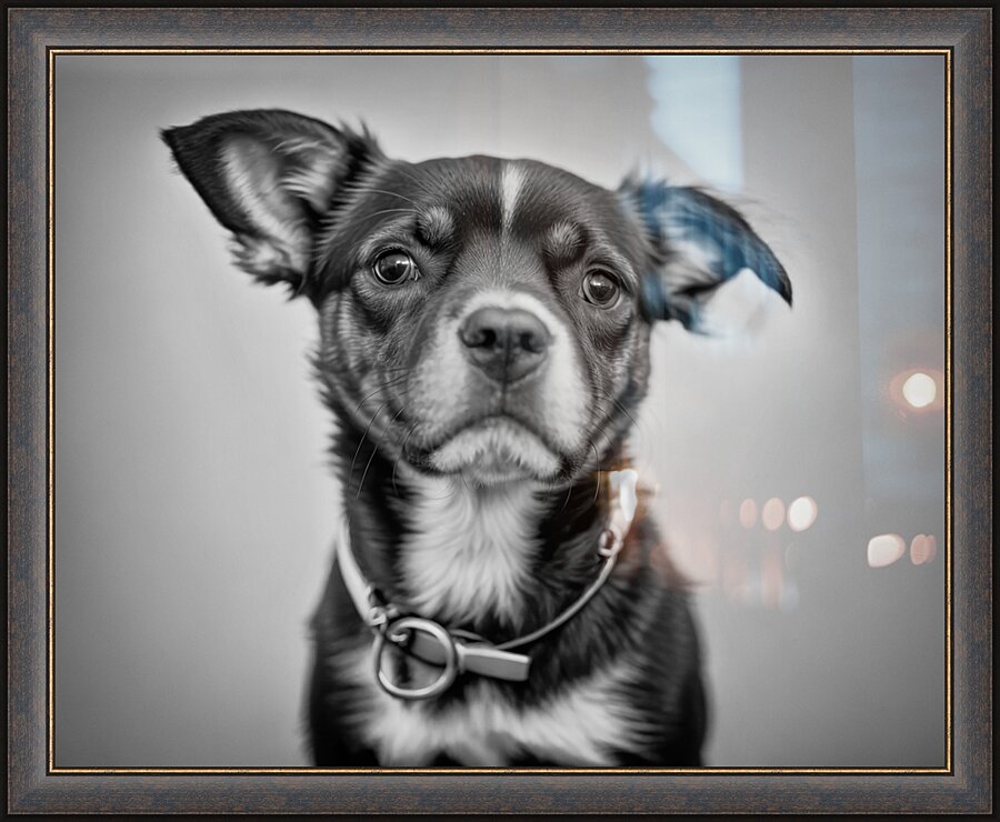 Perplexed Picture Frame print