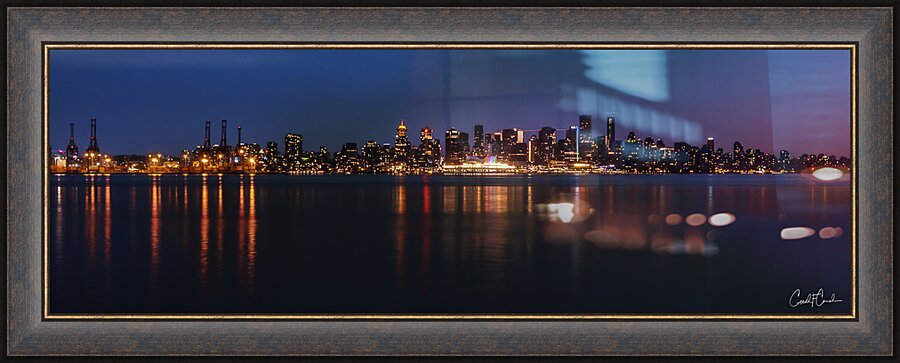 Modern Skyline Picture Frame print