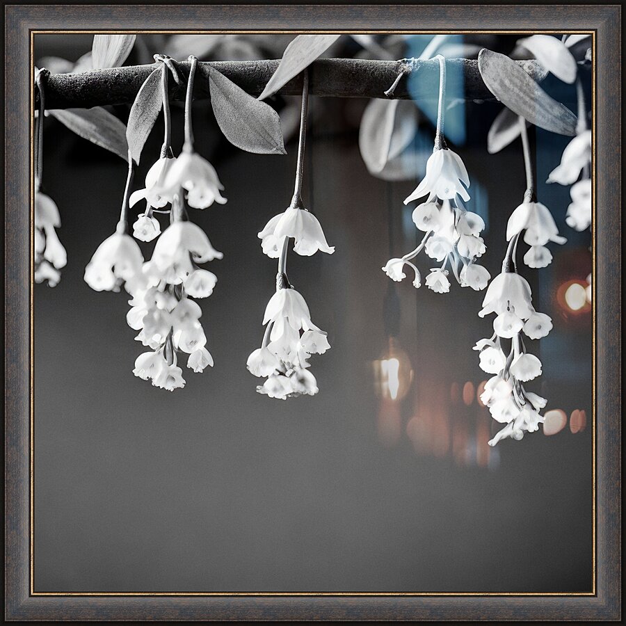Floral Cascade Picture Frame print