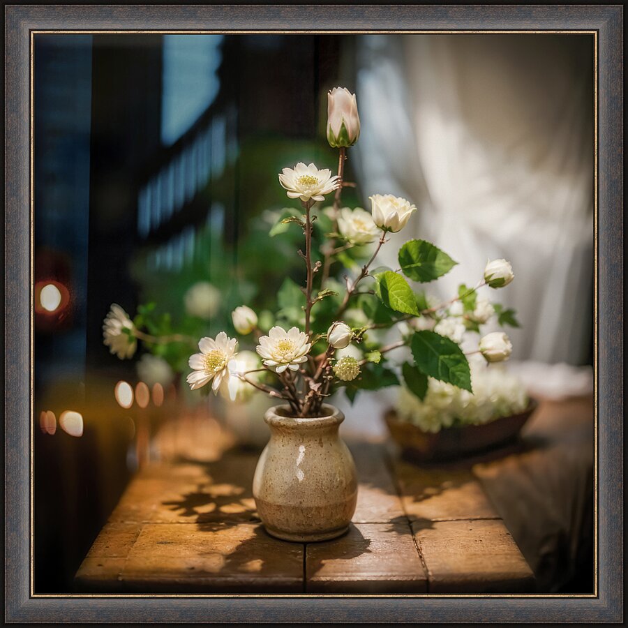 Rustic Blooms IV Picture Frame print