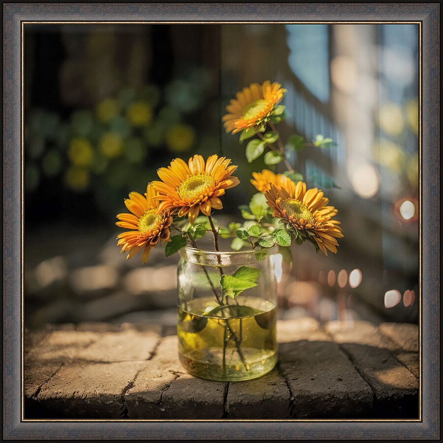 Rustic Blooms V Picture Frame print