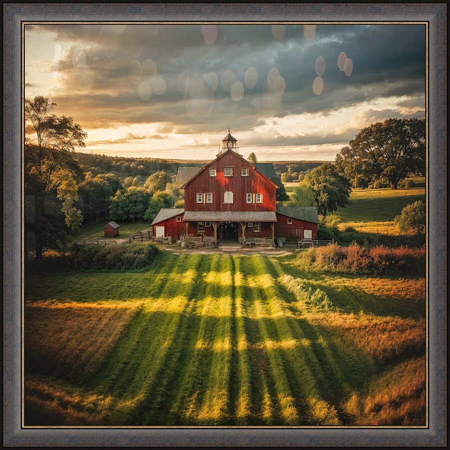 Countryside Bliss Picture Frame print