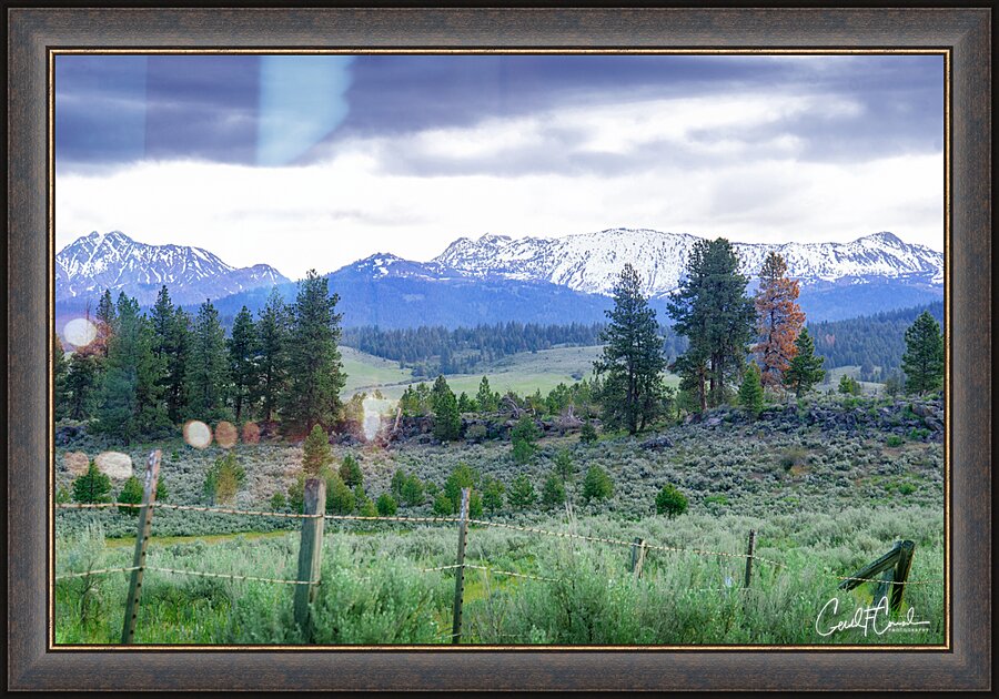 Cold Mountain Picture Frame print