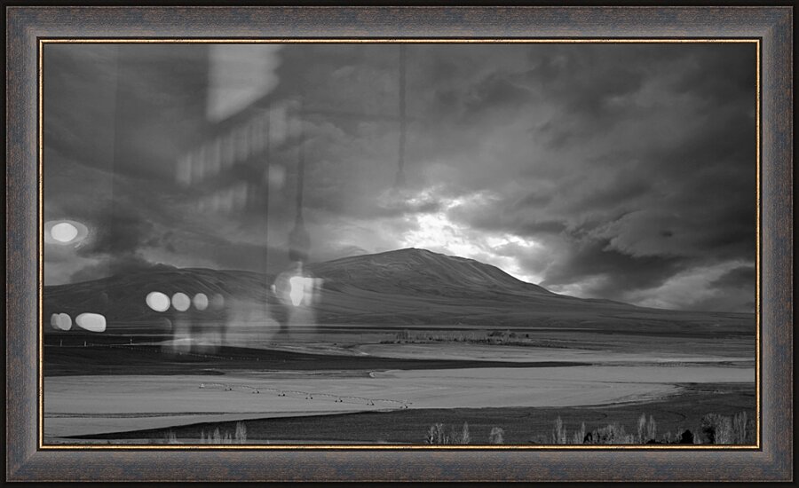 Brooding Picture Frame print