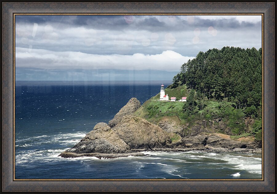 Cliffs and Hills Picture Frame print