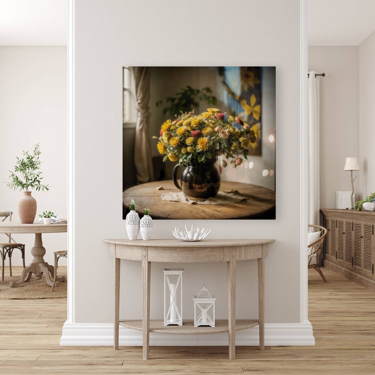 Rustic Blooms II Reproduction