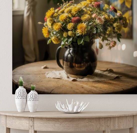 Rustic Blooms II Reproduction