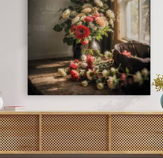 Rustic Blooms III Reproduction
