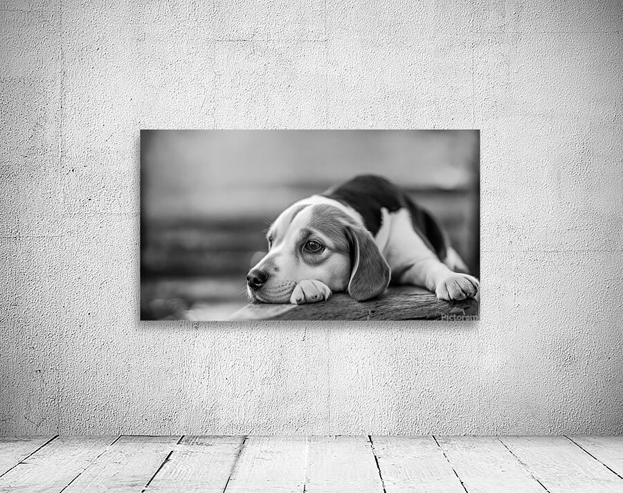 Pensive Pup Wall Preview