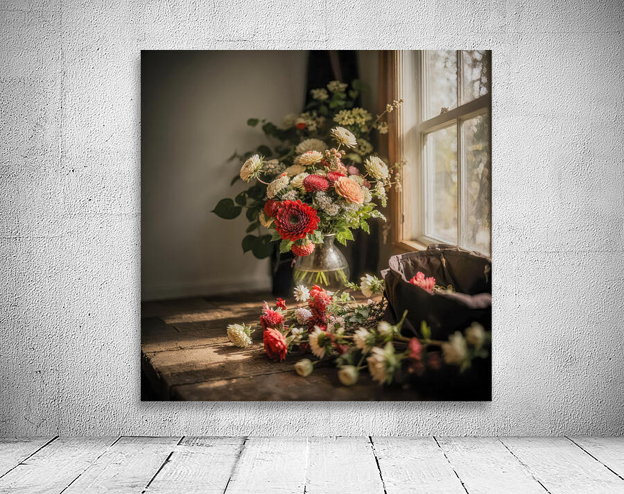 Rustic Blooms III Wall Preview