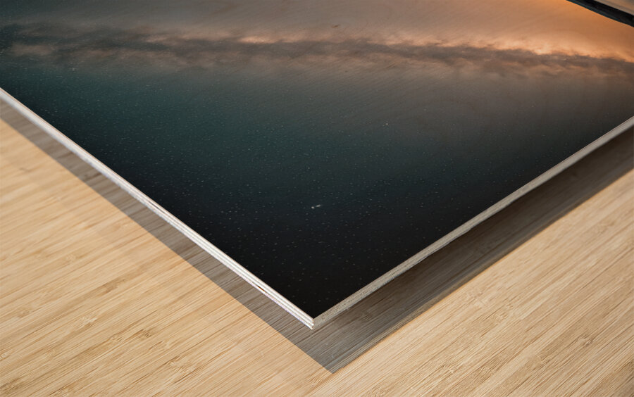 Nocturnal Paddle Wood print