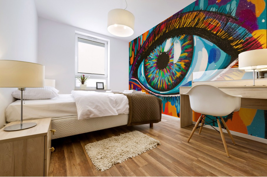 Technicolor Mural print