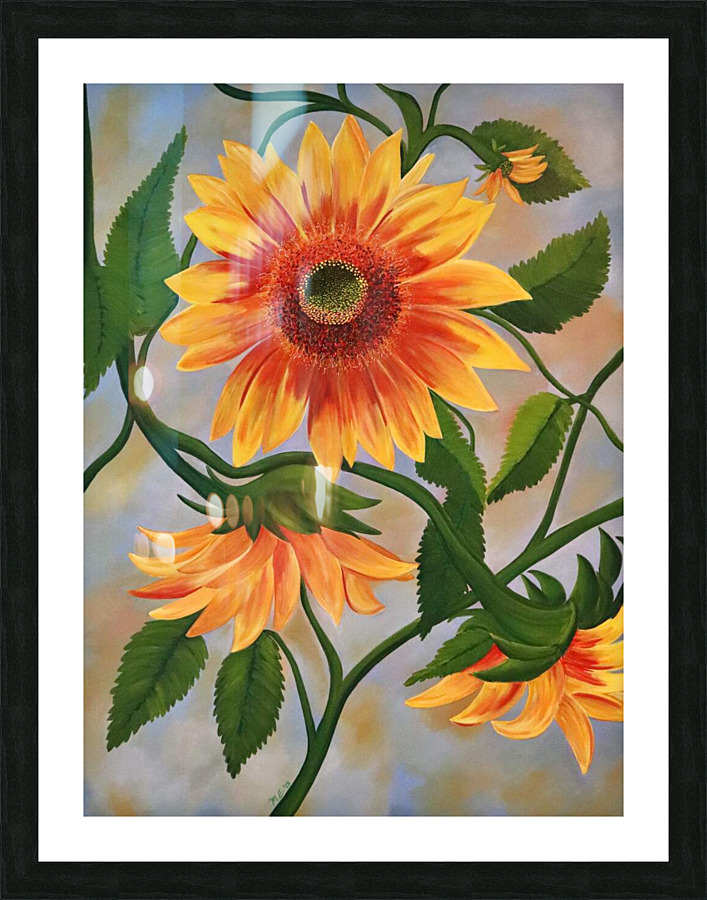 Golden Giant Picture Frame print