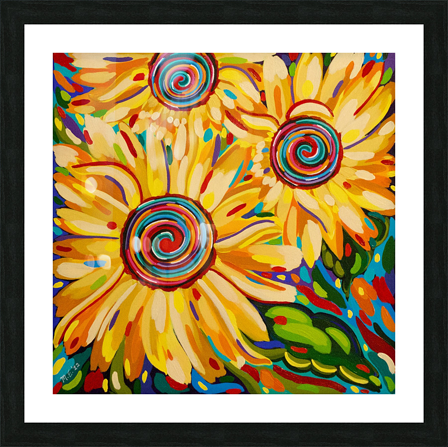 Hypnotized Picture Frame print