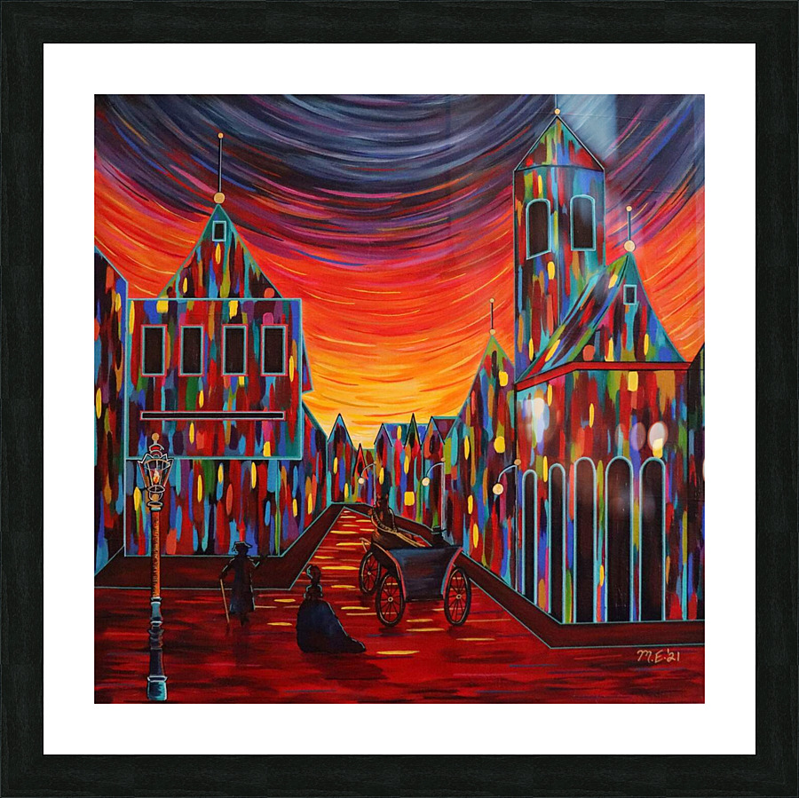 Rendezvous Luminous Lane Picture Frame print