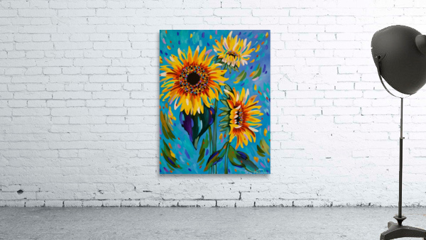 Sassy Sunflowers Wall Preview