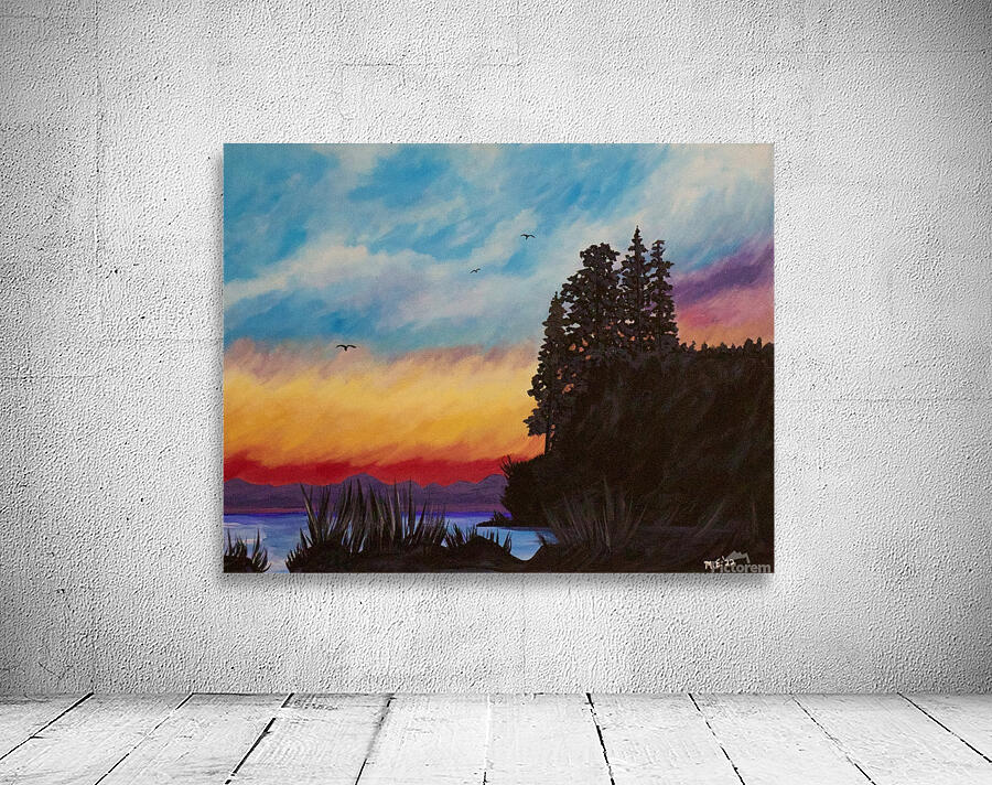 Whiffin Spit Sunset Wall Preview