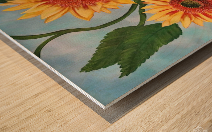 Two of a Kind Wood print