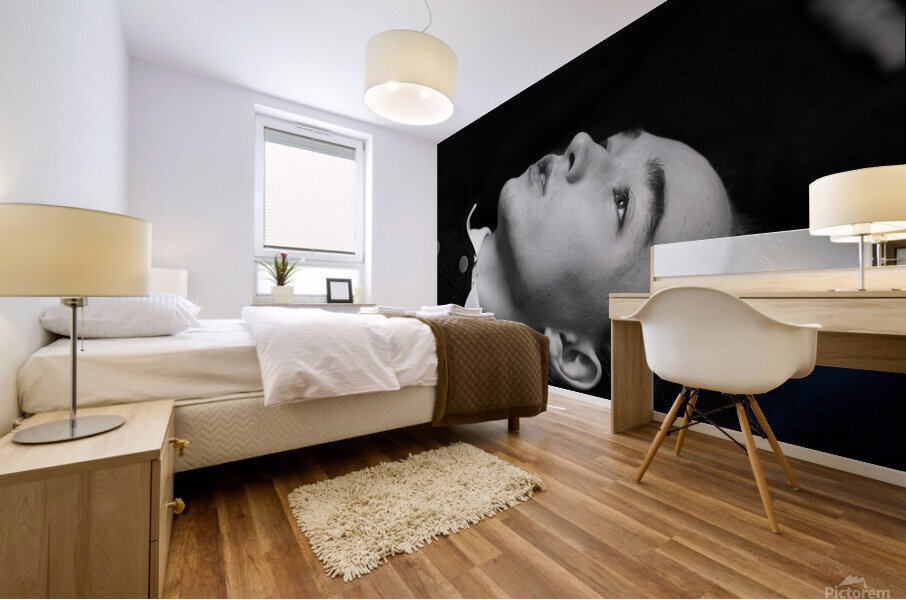 Peaceful man  Mural print