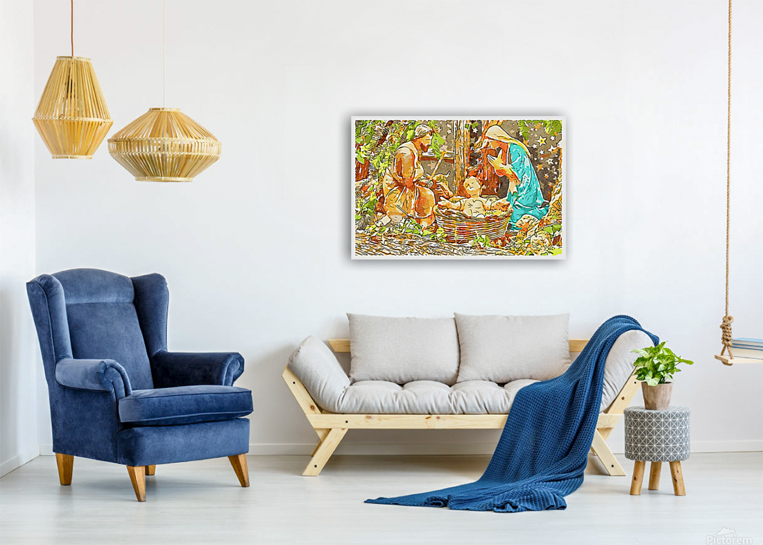 Christmas Nativity Scene  Reproduction