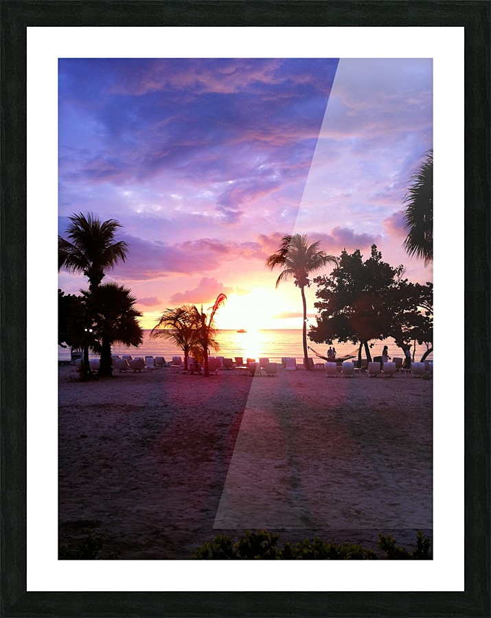 BeachSunset1 Picture Frame print