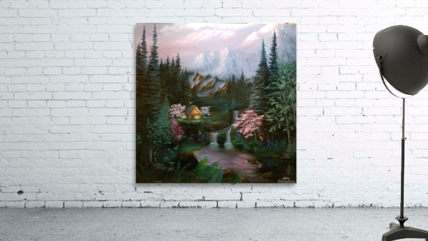 Spring At The Cabin  Wall Preview